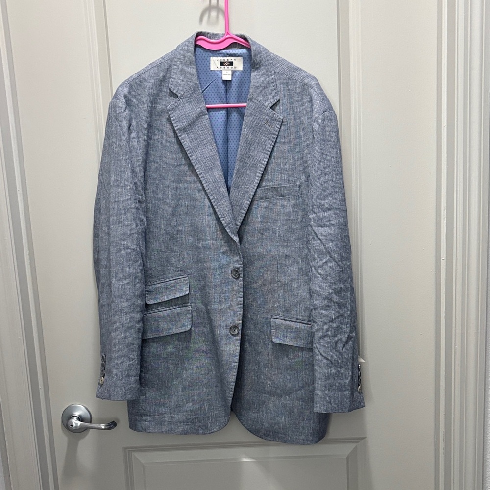 ITEM LEAVING ON 7/31 - Joseph Abboud light blue Blazer with Subtle Pattern